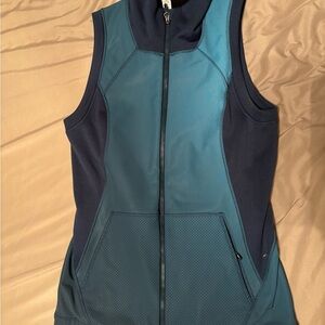 Lululemon Athletica Blue Zip-Up Vest